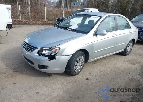 2008 Kia Spectra Ex from USA, damaged, VIN KNAFE121285557379